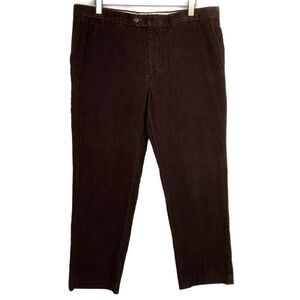 Lauren Ralph Lauren Dark Brown Corduroy Pants Custom Hem 36